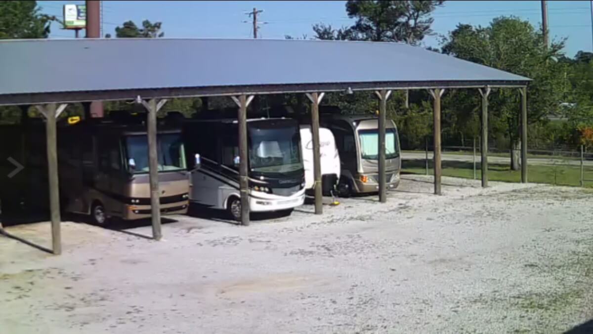 Image 6 of our storage park in Biloxi | Allure RV Park