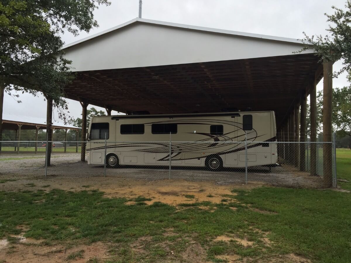 Image 5 of our storage park in Biloxi | Allure RV Park
