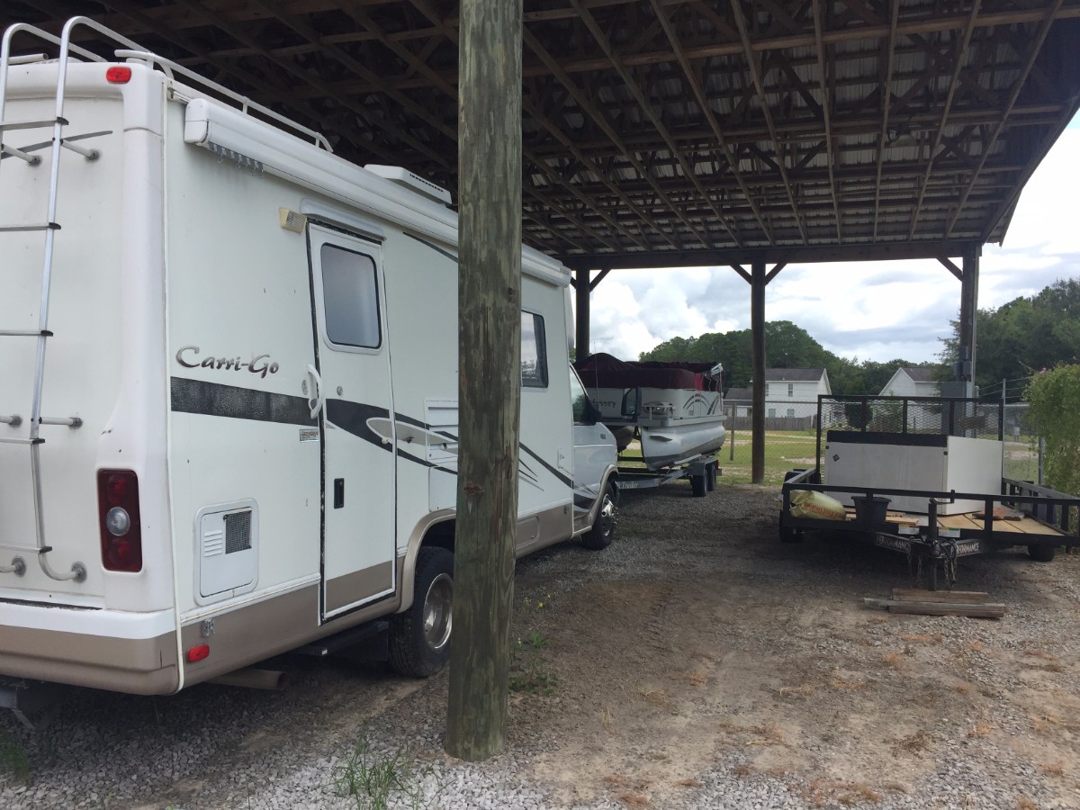 Image 1 of our storage park in Biloxi | Allure RV Park